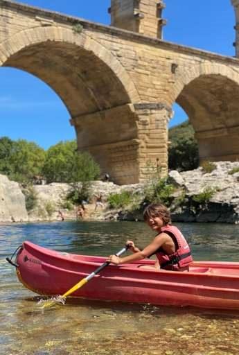 Kayaking the Pont du Gard